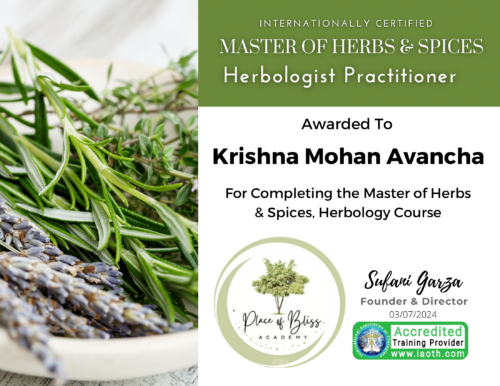 Master Herbology Certificate